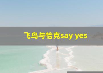 飞鸟与恰克say yes